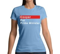 Cooper Per Prime Ministro - T-Shirt - Yvette Lavoro Politica Segretario