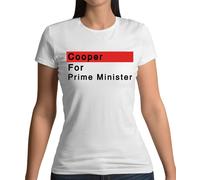Cooper Per Prime Ministro - T-Shirt - Yvette Lavoro Politica Segretario