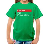 Cooper Per Prime Ministro - T-Shirt - Yvette Lavoro Politica Segreteria