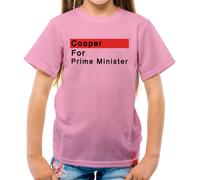 Cooper Per Prime Ministro - T-Shirt - Yvette Lavoro Politica Segreteria