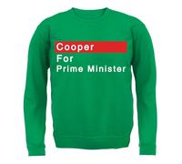 Cooper Per Primo Ministro - Felpa Per Bambini - Yvette Politica Labour