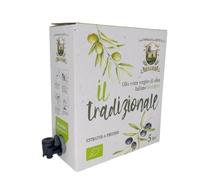Cooperativa Agricola Vaira Olio Extravergine di Oliva Biologico Monocultivar Ogliarola Garganica Bag in Box 5L Estratto a Freddo Fruttato Medio 100% Italiano Puglia EVO Premiato Gambero Rosso