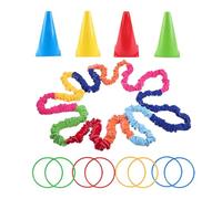 Cooperative Stretchy Band, Sport Elastic Band Game, Fun Group Activity Prop, 5,12 x 5,12 x 7,09 pollici, Interactive Movement Equipment for Youth, Girls, Boys, Family Gatherings
