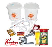 Coopers Luxury Beer Fermentation KIT with adhesive stripe thermometer// Coopers Lager luxury beer set with malt