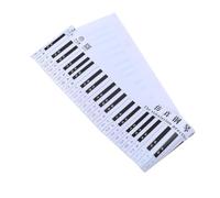 COOPHYA 1 Pezzo Piano Keyboard Practice Chart Guida per Principianti e per Esercitarsi e Comprendere Note Stampa Chiara e Design Pratico Facilita Apprendimento Veloce per Iniziati