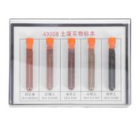 COOPHYA 1 set di campioni di terreno da laboratorio in fiala - Kit scientifico per bambini con terreno vegetale vero - Raccolta di campioni in miniatura con colorati per esperimenti didattici