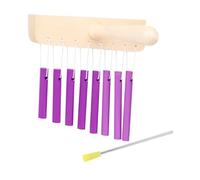 COOPHYA 1 Set Sussidi Per L'insegnamento Della Musica Chiamare Il Campanello Di Servizio Strumento Di Jingle Bells Campana Sospesa Carillon Energetico Sintonizzato Alluminio Viola,porpora