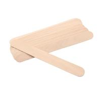 COOPHYA 100 Pezzi Spatole per Depilazione in Plastica Gialla, Bastoncini per Rimozione Peli e Abbassalingua, Strumenti Professionali per Trucco