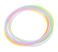 COOPHYA 100pezzi Braccialetti in Silicone Luminosi da Elastici e Sottili Bracciali Fluorescenti per Feste Discoteca e Regali Adatti Uomo Donna Ragazzi Colore Casuale