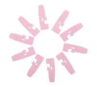 COOPHYA 10pezzi Copripiedino per Overlock da Base per Piedino Resistente all Usura Accessorio per Macchina Overlock Cuscinetto per Piedino in Plastica per Domestico e Industriale