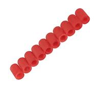 COOPHYA 10pezzi Protezioni Silicone Per Bacchette Da Percussione Rosso Tappi Silenziosi Per Allenamento Riduzione Del Rumore Adatti Per Pratica Senza Disturbo Compatibili Con Bacchette