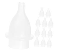 COOPHYA 12 Pezzi Detergente Per Il Naso Del Imbuto Per Utensili Ventose Per Sostituisci La Mano Di Aspirazione Giocattoli Sostitutivi Kit Fascia Transparent Gel Di Silice