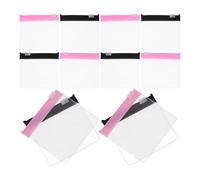 COOPHYA 14 pezzi Farmaci Viaggio in EVA Trasparente e Nero Rosa Organizer Compatto e Riutilizzabile per Medicinali Accessori e Piccoli Oggetti e Protettivo Dimensioni