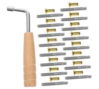 COOPHYA 1set Accessori Per Arpa Lira Chiodi Di Fissaggio e Chiave Per Strumenti Musicali Pratici e Resistenti Facili Da Installare Compatibili Con La Maggior Delle Arpe Lira