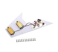 COOPHYA 1set Battipenna Per Chitarra Elettrica Con Pickup Humbucker Piastra Antigraffio e Controllo Del Suono Per Sostituzione Stile e Installazione Facile