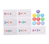 COOPHYA 1set Carte Flash Per Matematica Interattiva Gioco Educativo Per Ragazzo Ragazza Apprendimento Delle Operazioni Matematiche Adatto Prescolari e Infanti Sviluppo Cognitivo e