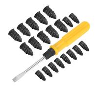 COOPHYA 1set Kit Riparazione Pneumatici con Chiodi in Gomma Resistenti e Cacciavite Completo per Auto Moto ed E-bike Ripara Forature Vacuum Rapido Chiodi Grandi Piccoli Strumento Pratico