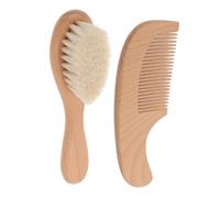 COOPHYA 1set Spazzole Per Legno Spazzola e Pettine Morbidi Per Bagnetto Strumenti Di Neonatale Per Tutti Tipi Di Elegante Per -genitori