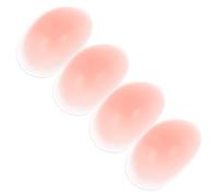 COOPHYA 2 Paia Spalline Adesive Rosa in Silicone Riutilizzabili e Lavabili per Donna Imbottiture Spalle Antiscivolo per Uso Quotidiano Senza Segni