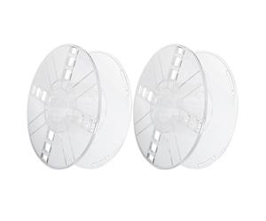 COOPHYA 2 Pezzi Bobine Vuote per Stampante 3d in Ps, Bobina Cavo Stabile e Robusta, Facile da Usare, Adatta per Spool da 1kg, Accessori per Stampanti 3d
