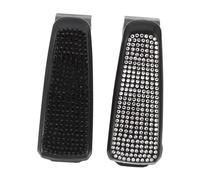 COOPHYA 2 Pezzi Clip Portaocchiali Auto con Strass Supporto Occhiali da Sole Leggero e Resistente Organizer Multiuso per Documenti e Certificati Adatto Parasole Auto