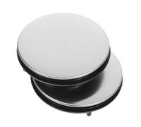COOPHYA 2 Pezzi Copertura per Foro Lavello Cucina in Acciaio Inossidabile e Pp, Tappo Dado Breve, Facile da Installare e Sigillatura per Rubinetto e Dispenser Sapone