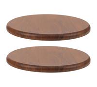 COOPHYA 2 pezzi Seduta di Ricambio per Sgabello Rotondo in Legno Massello Cuscino Spesso e Morbido per Sgabelli da Bar e Mensa da Seduta Robusta e Stabile per Uso Quotidiano