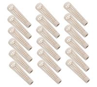 COOPHYA 20 Pezzi Cono Tapered in Plastica per Tessitura e Tintura Design Torre con Rete per Raffreddamento Rapido e Circolazione Aria Avvolgitori Antigroviglio per Macchine da Cucire e