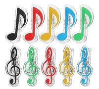 COOPHYA 20pezzi Fermaglio Per Spartiti Fermagli Per Spartiti in Abs Supporto Per Pagina Libro Musicale Clip Per Leggera e Resistente