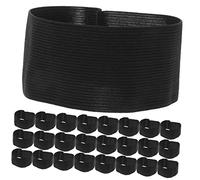 COOPHYA 25pezzi Bracciale Elastico Nera Per Funerali e Commemorazioni Per Attività Di Pianto e Rispettare La Memoria Dei Defunti