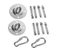 COOPHYA 2Sets Gancio Sospensione Inossidabile per Yoga da Ganci Aerei per Boxe e Sospese Resistente e Facile da Installare