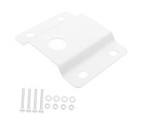 COOPHYA Accessori per Lampioni Supporto per Palo Luminoso per Pannello Solare Supporto per Lampione Kit di Montaggio su Palo della Luce Staffa Leggera Ferro da Stiro Bianca