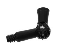 COOPHYA Adattatore Angolare per Asta di Prolunga con Snodo Manico Scopa Telescopico per Pulizia Ragnatele E Tergipavimenti Attacco Filettato Americano per Accessori Mop