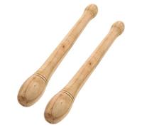 COOPHYA Bacchette per Tamburo da Guerra in Legno Impugnatura Confortevole Design Semplice Adatte per Performance Sul Palco e Uso Domestico