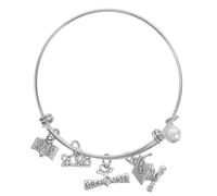 COOPHYA Braccialetto di laurea - Braccialetto della classe del 2026 - regolabile per laurea per ragazze - Bomboniere per feste con gioielli ispiratori - Ricordo ricordo