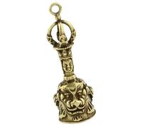 COOPHYA Campanello in Ottone Retrò per Decorazione da Appendere, Pendente Resistente e Non Deformabile, come Ornamento Vintage per Chiavi e Arredamento