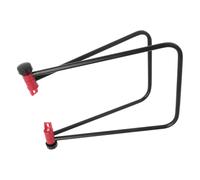 COOPHYA Cavalletto per Bici Pieghevole in Ferro Nero, Supporto Robusto e Antiscivolo per Manutenzione Mountain Bike, per Riparazioni e Parcheggio Stabile