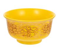 COOPHYA Ciotola Sacrificale Buddista in Ceramica Liscia, Contenitore per Offerte di Riso e Acqua, Decorazione Spirituale per Templi e Meditazione, Regalo Culturale Pratico e Portatile