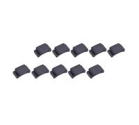 COOPHYA Clip per Plettro in Gomma Nero 10 Pezzi Accessorio per Chitarra per Fissare Plettri Portaplettro Semplice per Amanti della Chitarra