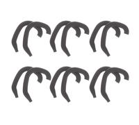COOPHYA Correttore Auricolare in Silicone Nero 6 Paia Supporto Auricolare per Correzione Orecchie Effetto Immediato e Naturale per Ragazzo Ragazza
