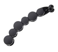 COOPHYA Fermaglio per Chioma Banana Grande in Acrilico Nero Forte Tensione, Design Semplice e Elegante per Fissare la Coda Durante Lavoro al Mare