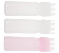 COOPHYA Flaconi per Applicatore Shampoo Chioma 3 Pezzi da 120ml in Plastico Leggero Superficie Liscia per Uso a Casa e Negozio