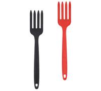 COOPHYA Forchetta da Cucina in Silicone Portatile 2 Pezzi, Leggera e Maneggevole, per Spaghetti e Pasta, Facile da Pulire e Riutilizzabile