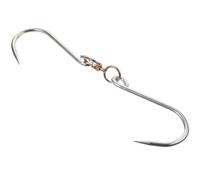 COOPHYA Gancio da Macellaio in Ferro Argento Versatile e Appuntito per Appendere Carne e Salsicce, per Uso Domestico e Negozi di Carne