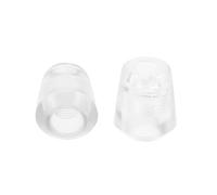 COOPHYA Gommini Auricolari in Silicone per Stetoscopio 1 Paio, Tappi Auricolari Piccoli Trasparenti di Ricambio, Accessori Medici per Isolamento Rumori e Conduzione Suono, Compatibili