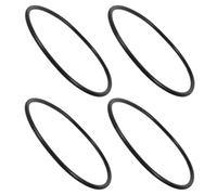 COOPHYA Guarnizioni in Silicone Nero 4 Pezzi per Purificatore Acqua Domestico, Anelli di Tenuta a Perdita Zero per Impianto di Filtrazione e Qualità Acqua Pura