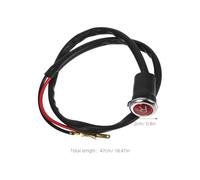 COOPHYA Indicatore di Marcia per Moto 2 Pezzi Luce Neutra in Gomma Nera, Struttura Semplice che Migliora la Visibilità per Atv e Quad