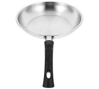 COOPHYA Padella in Acciaio Inossidabile Non Aderente da Cucina, Facile da Pulire, Adatta a Piani a Induzione, per Campeggio e Outdoor, Colore Argento