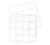 COOPHYA Pannello da Finitura Raffinata 4 in Ferro Bianco Supporto per e Decorazione per Librerie e Spazi Abitativi