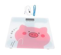 COOPHYA Pesapersone Ricaricabile USB Capacità Elevata e Misurazione Precisa Corpo Stabile e Resistente Spegnimento Automatico Intelligente per Uso Domestico